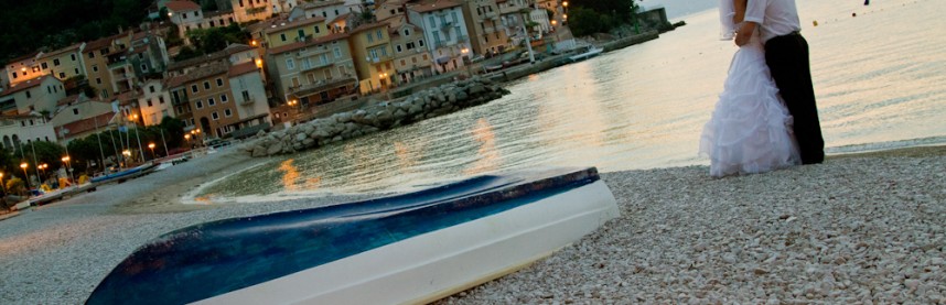 Trash the dress in Croatia